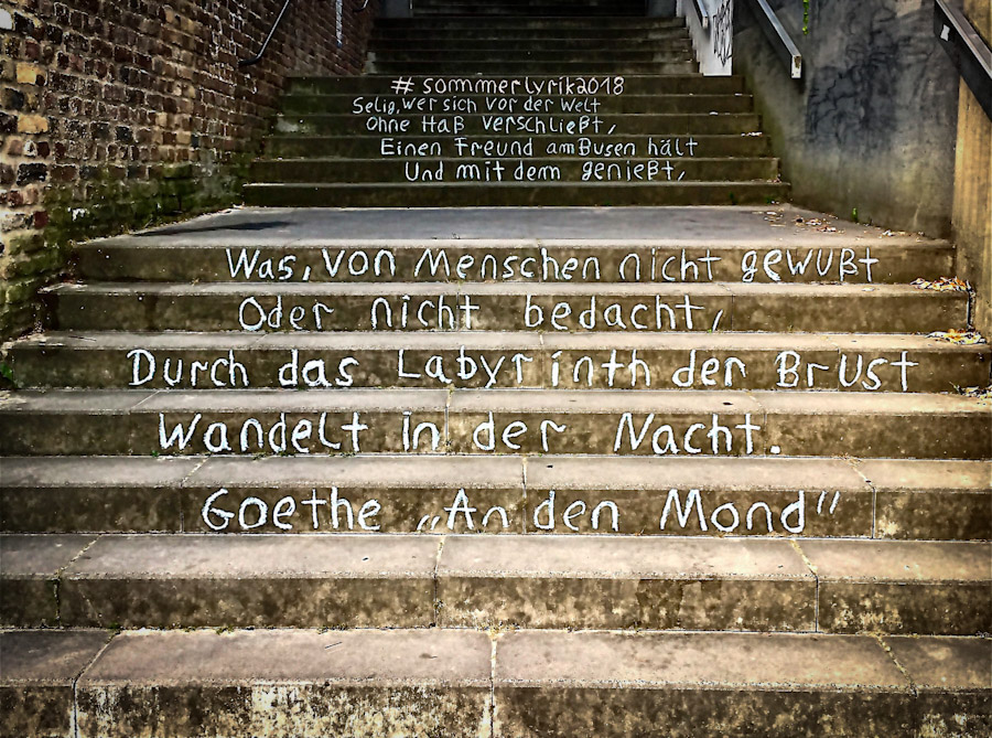 Kunst an der Treppe