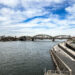 Links der Dom, in der Mitte die Hohhenzollernbrücke und rechts die Promenade , In der Mitte der Rhein