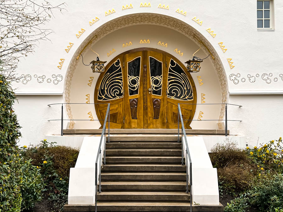 Hauseingang Mathildenhöhe Darmstadt