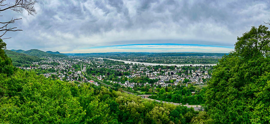 Panorama vom Skywalk Rabenlay