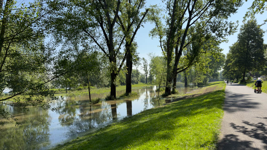 Hochwasser geht zurück